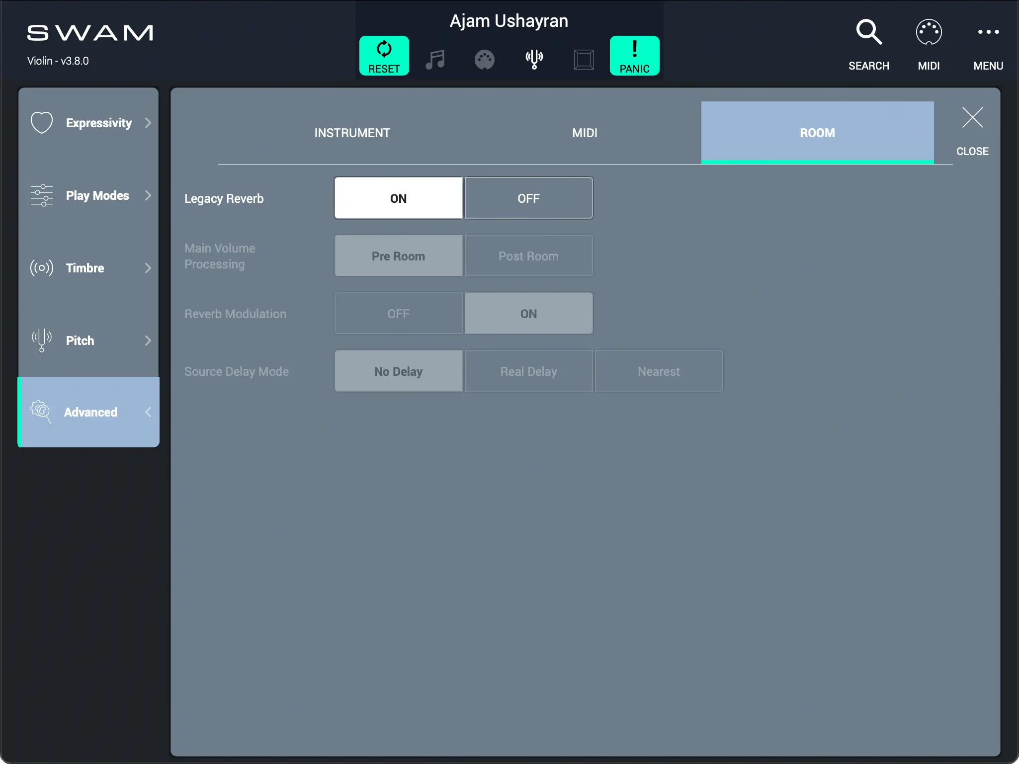 Advanced - Instrument